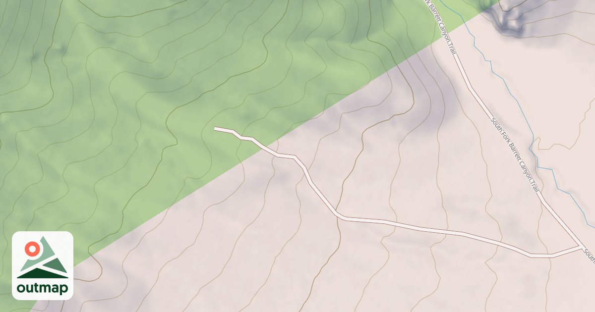 Map of BARRETT CANYON