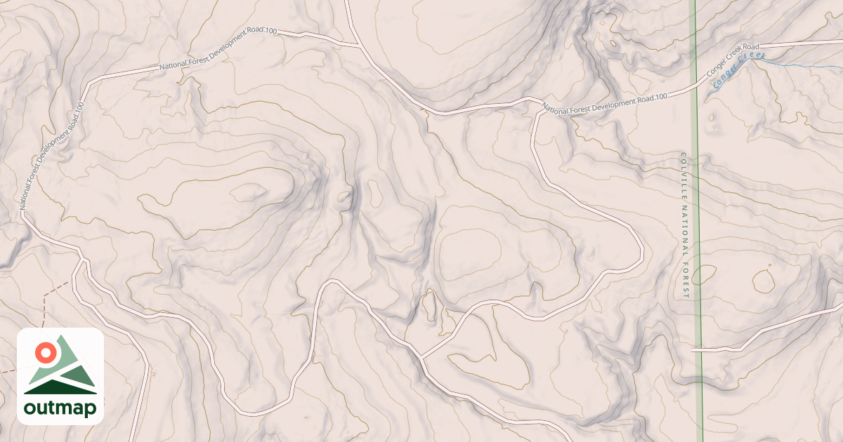 Map of CONGER CR.