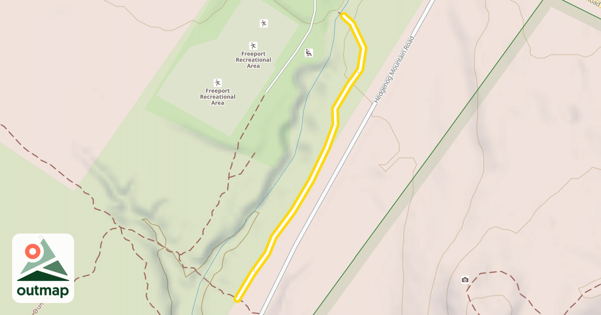 Map of Little Bridge Trail