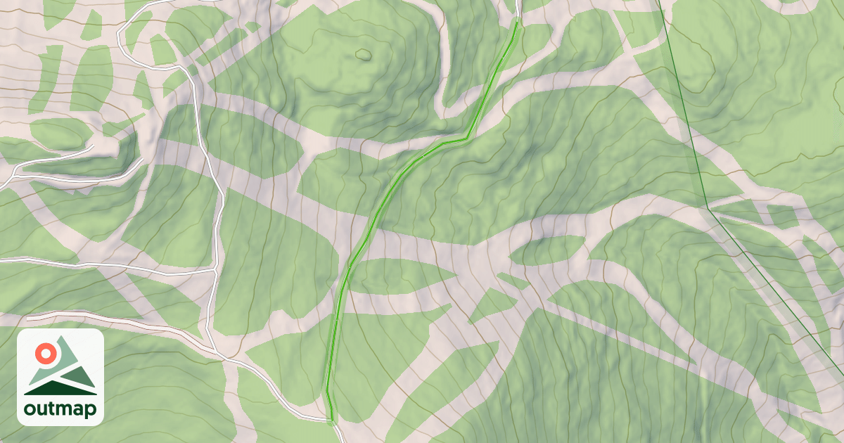 Map of Snowshed Crossover