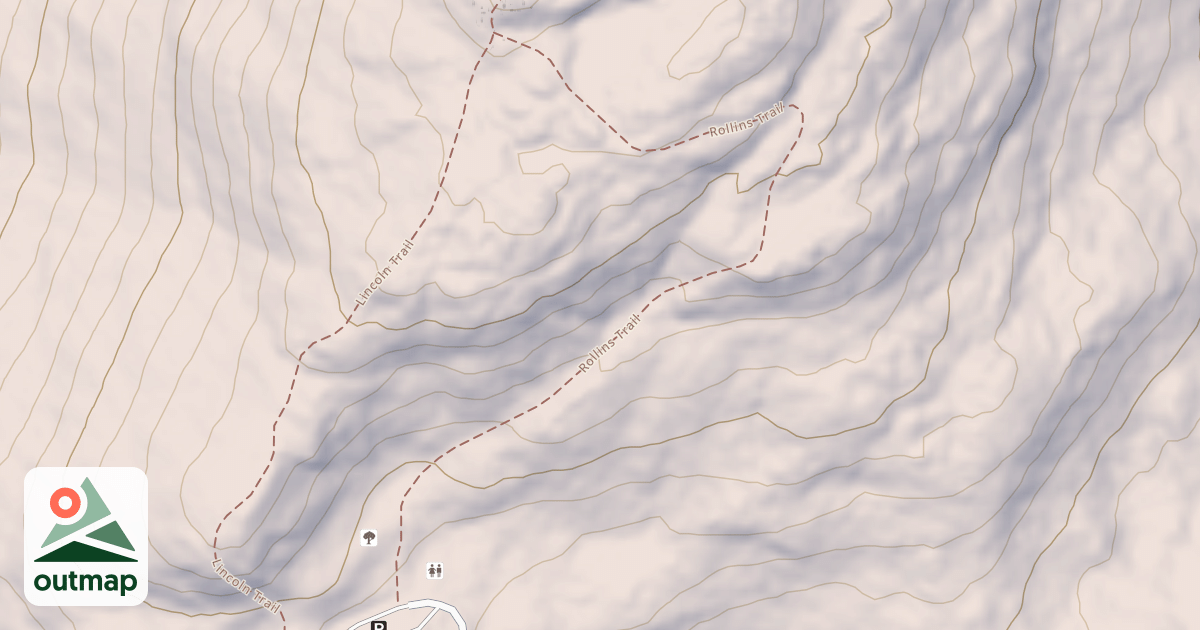 Map of Rollins Trail