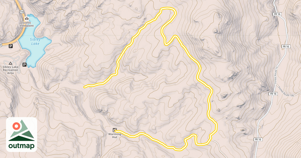 Map of Dead Horse Park Loop