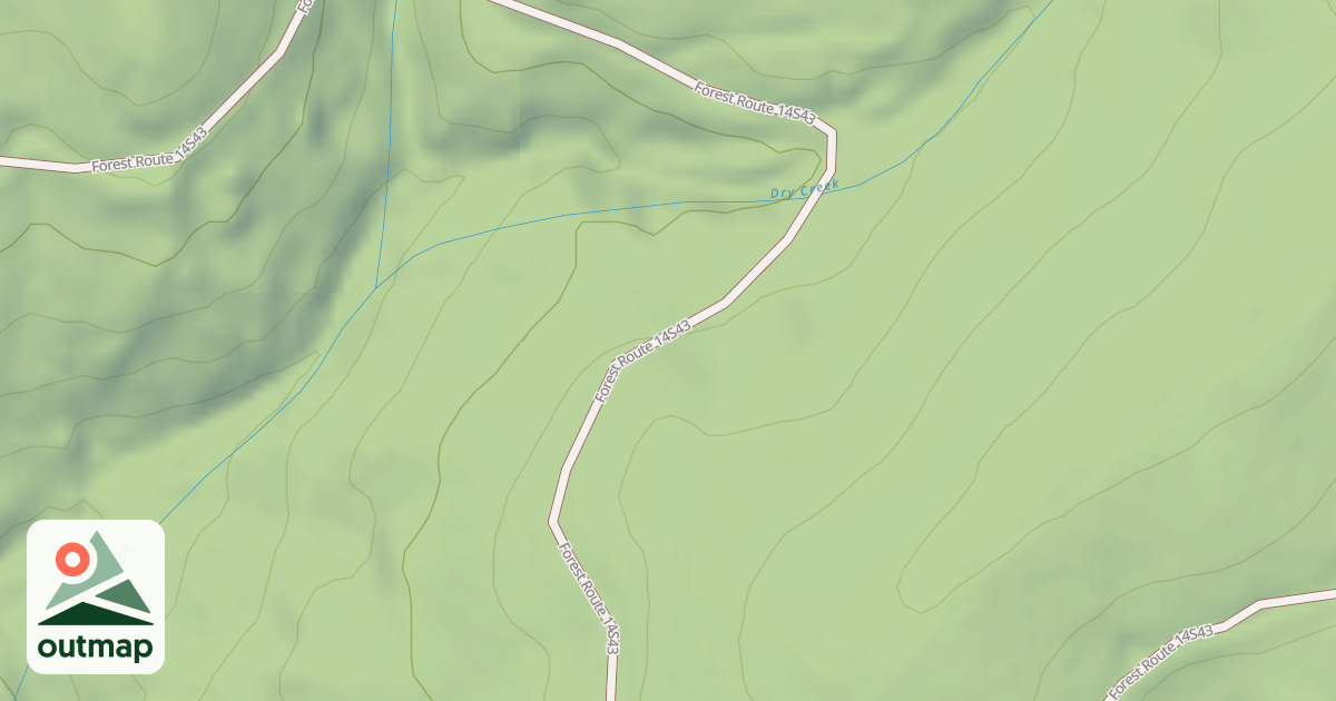 Map of DARK CANYON