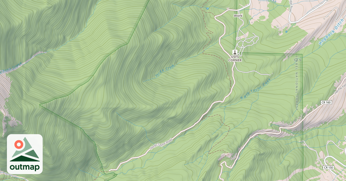 Map of NORTH TAYLOR