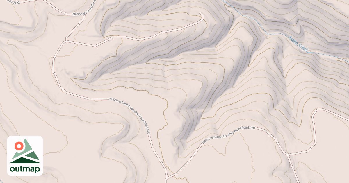 Map of USFS Motor Vehicle Use Map Roads {843B7A93-BAC1-47D2-8C4C-201C4BE8B1CD}