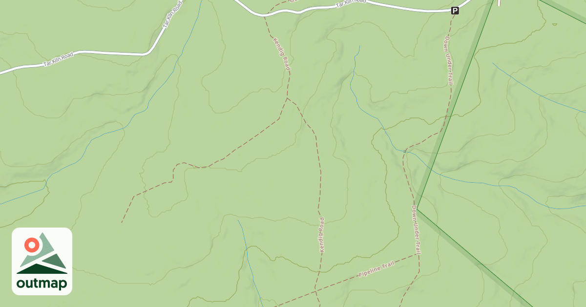 Map of Rothrock State Forest Trough Creek Snowmobile Trails