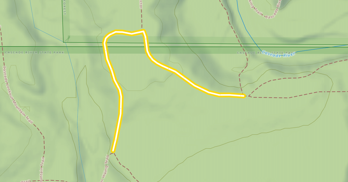 Map preview of Superior Hiking Trail