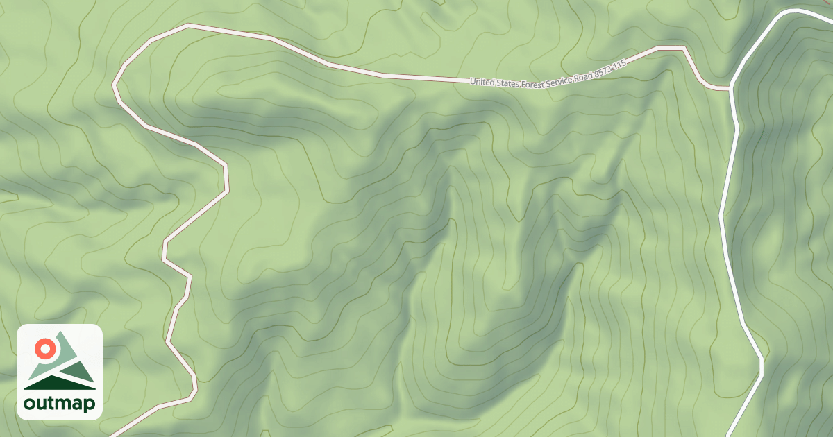 Map of EAST WOLF CREEK