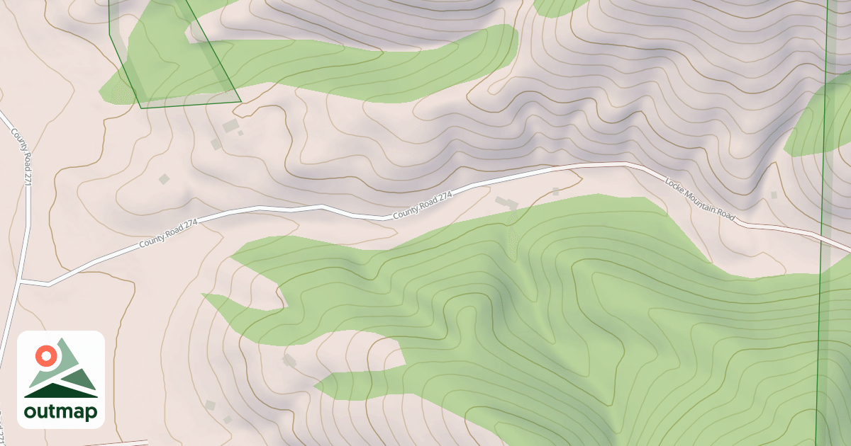 Map of LOCKE MTN