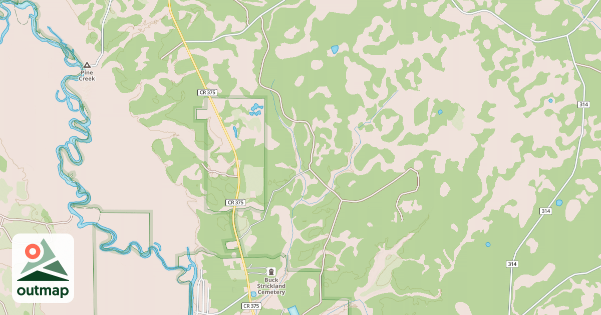 Map of BETSY BRANCH