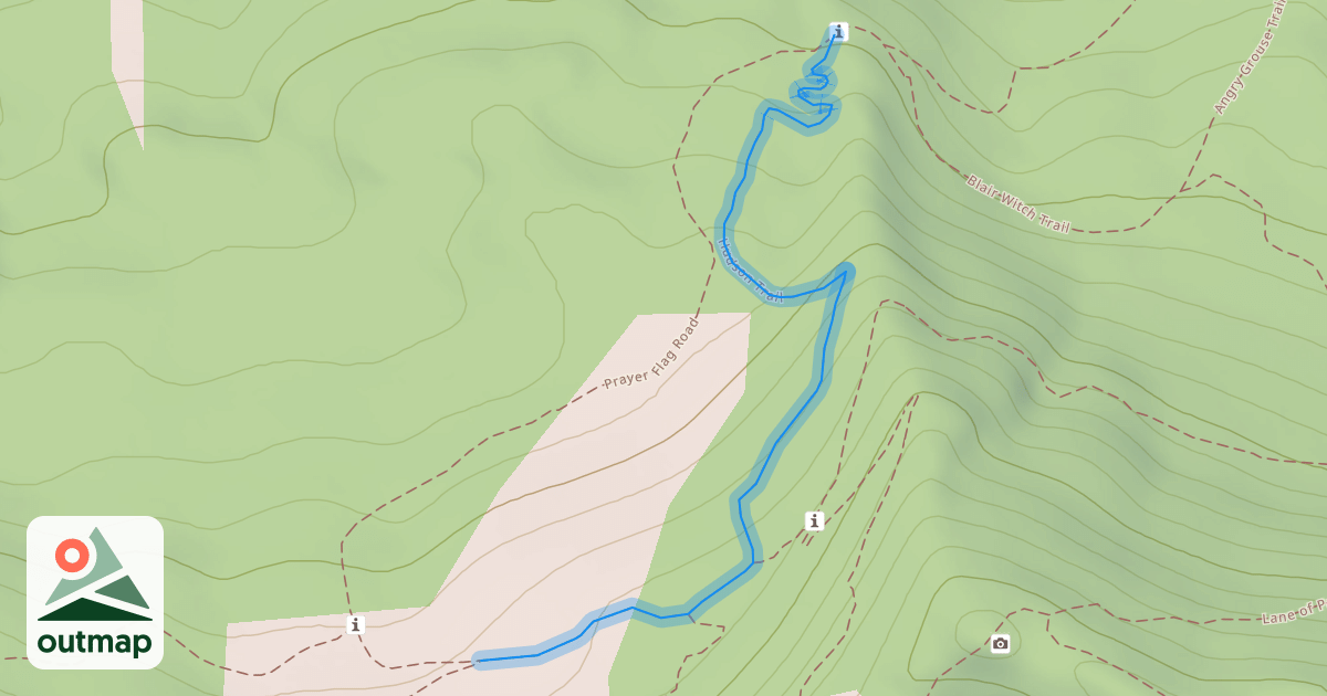 Map of Hudson Trail
