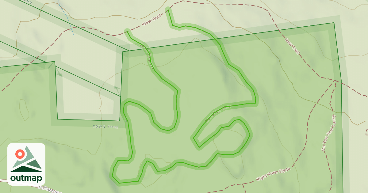 Map of Burial By-pass