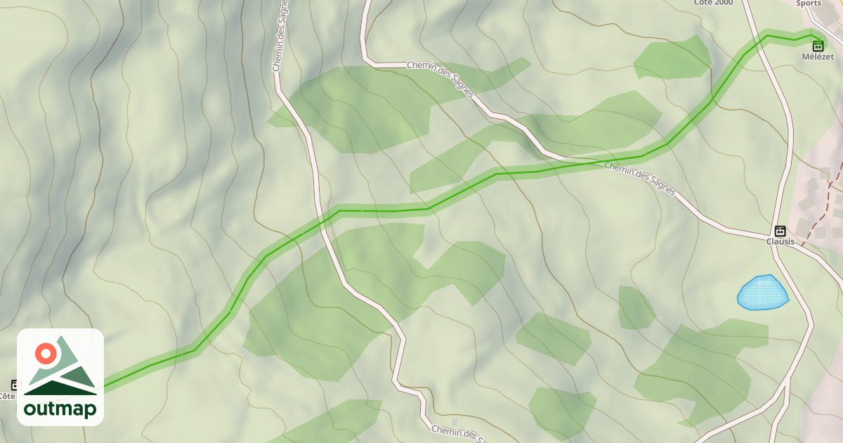 Map of Les Bois