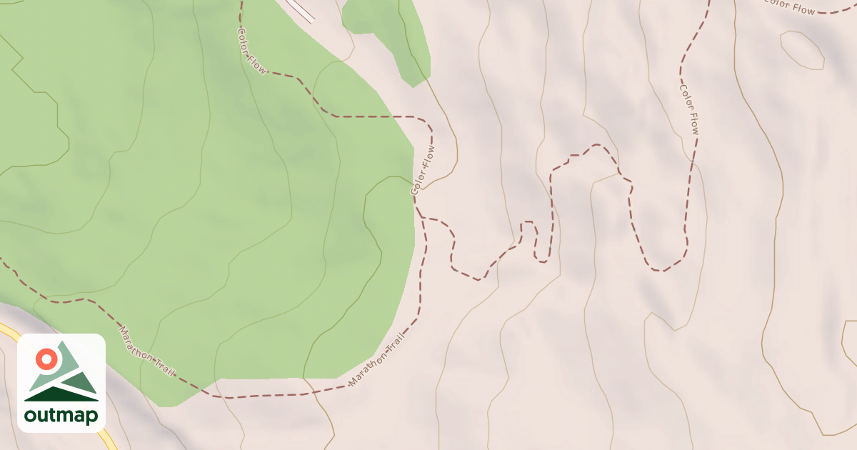 Map of Brianhead Snowmobile Trail