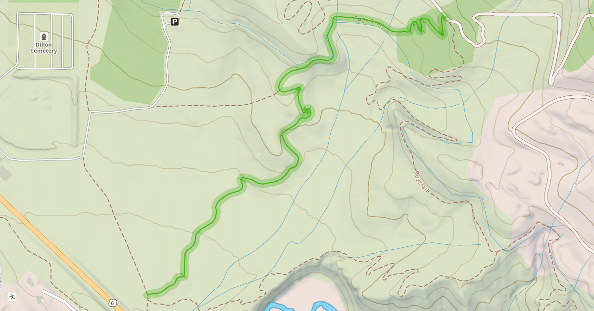 Map preview of Sage Trail