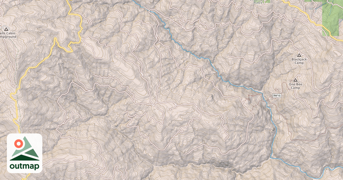 Map of BOARD RIDGE