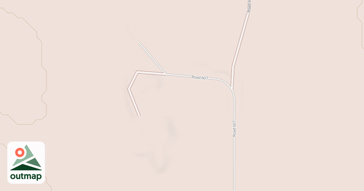 Map of ROAD 607