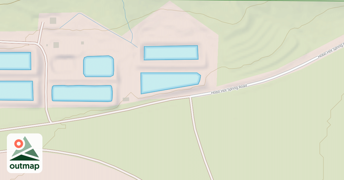 Map of BENCH MARK ROAD