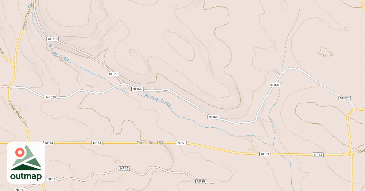 Map of USFS Motor Vehicle Use Map Roads {101F33EF-A663-4B39-B5B4-931D2057C02F}