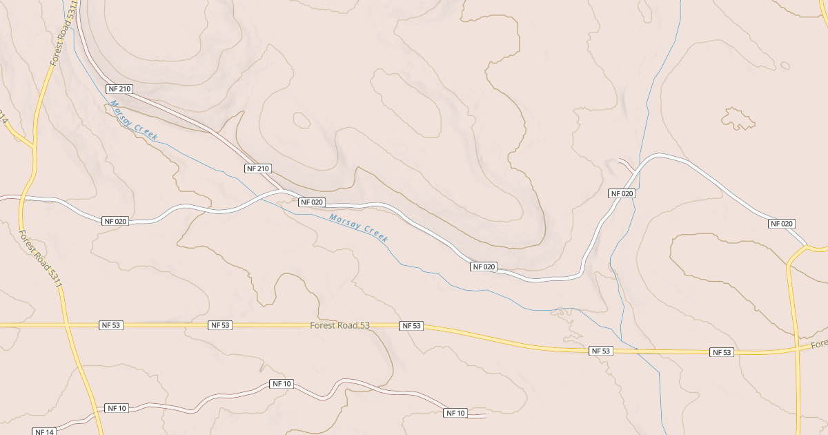 Map preview of USFS Motor Vehicle Use Map Roads {101F33EF-A663-4B39-B5B4-931D2057C02F}