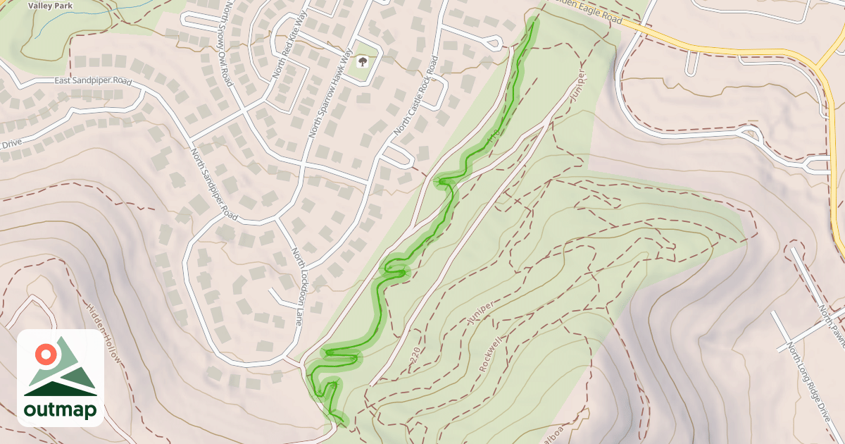Map of 110 Trail