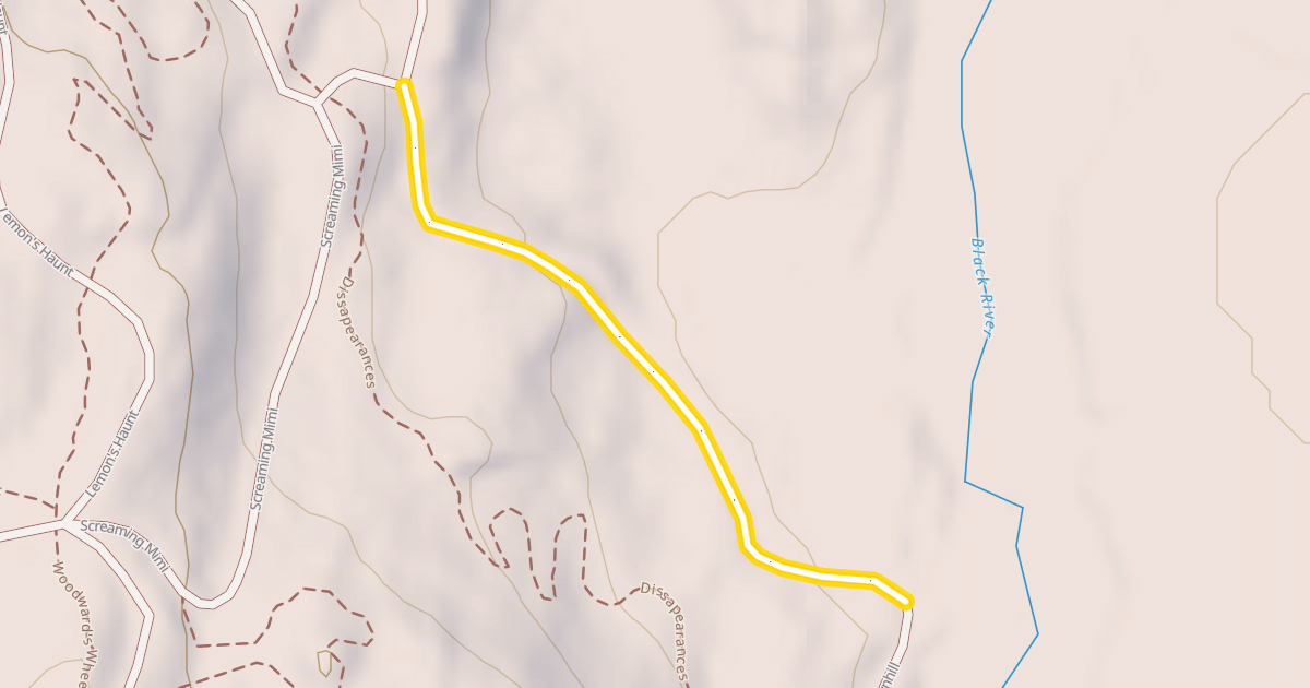 Map preview of Kirby's Downhill