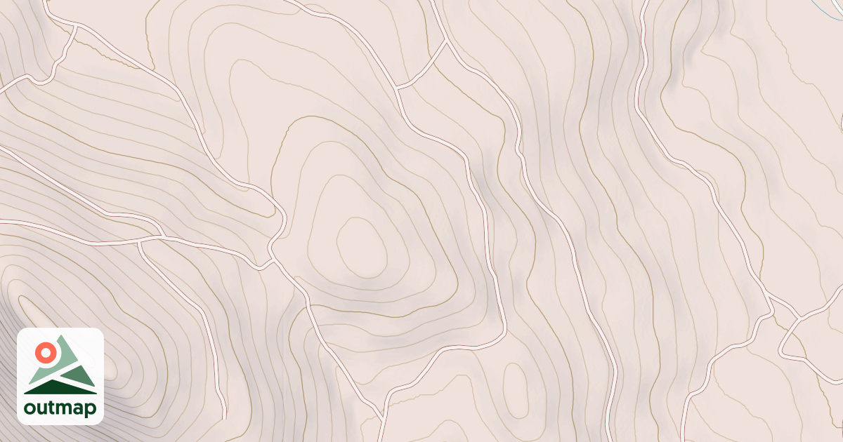 Map of EAST CAVE MTN