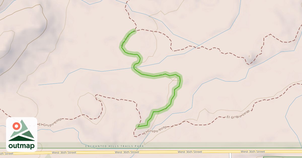 Map of Rift Trail