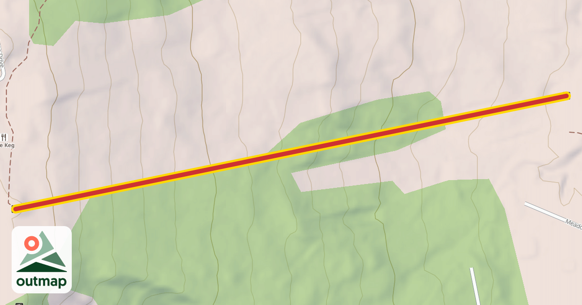 Map of Hutchinson Triple Chair