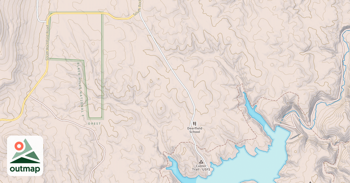 Map of CUSTER TRAIL CG