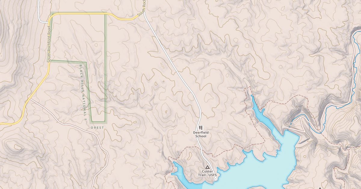 Map preview of CUSTER TRAIL CG