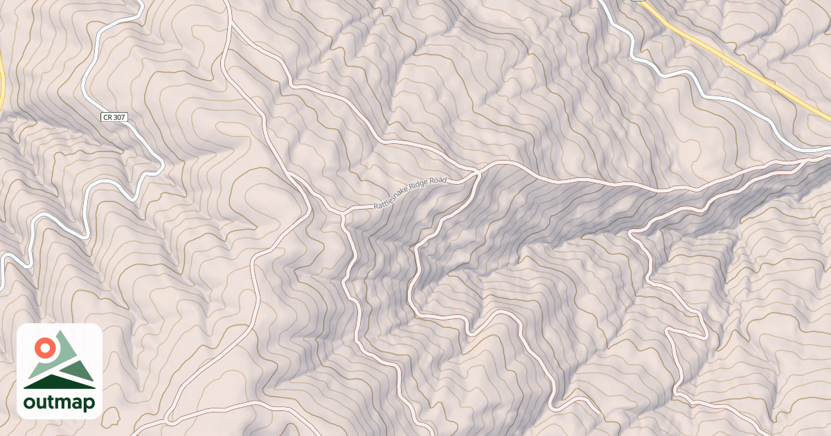 Map of ALDER SPRING EAST