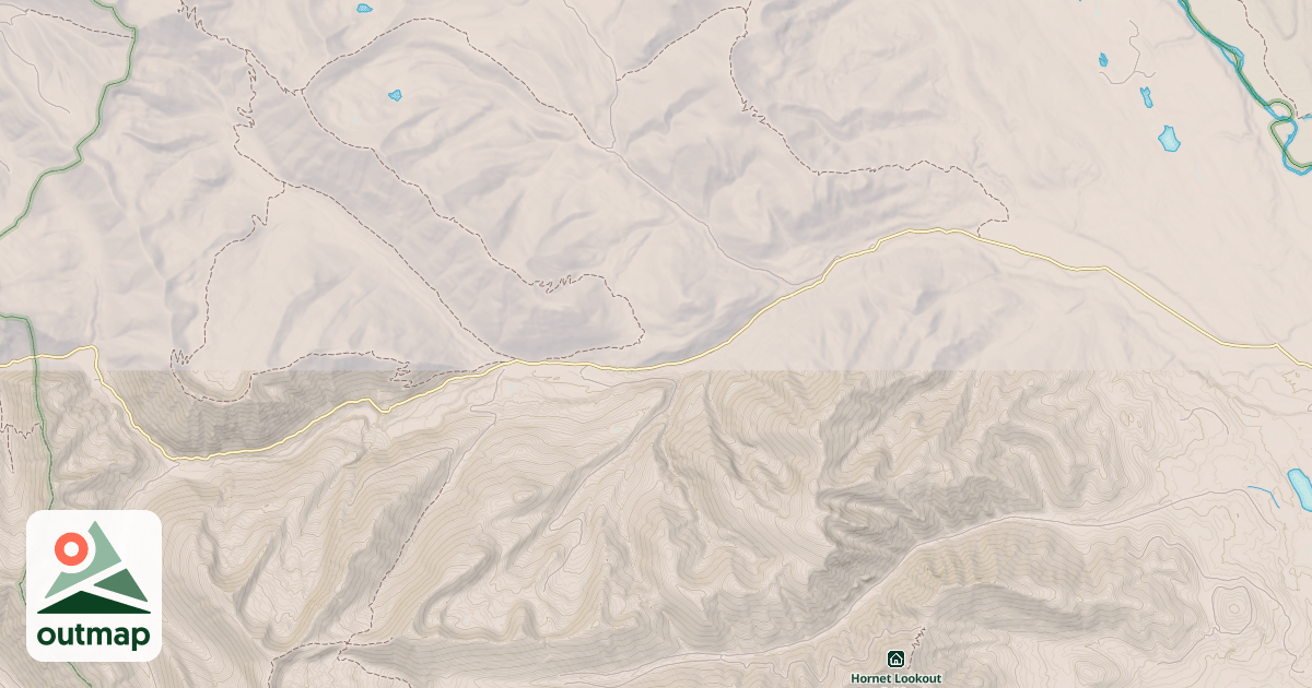 Map of GRAVE CREEK TRAIL CREEK