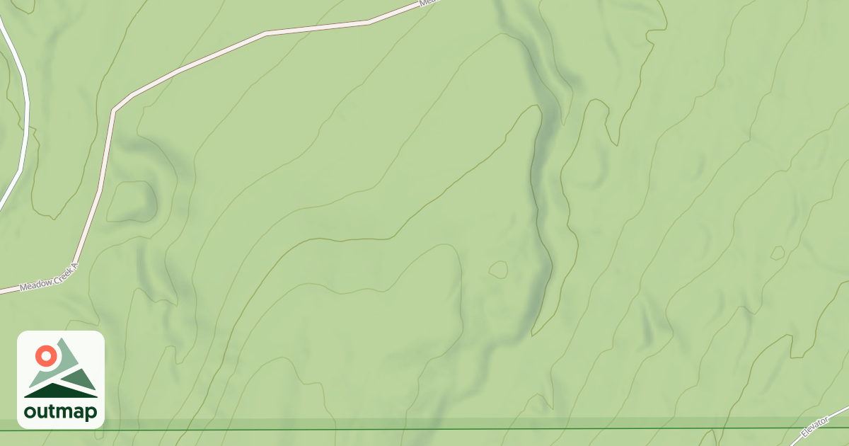 Map of MEADOW CREEK X