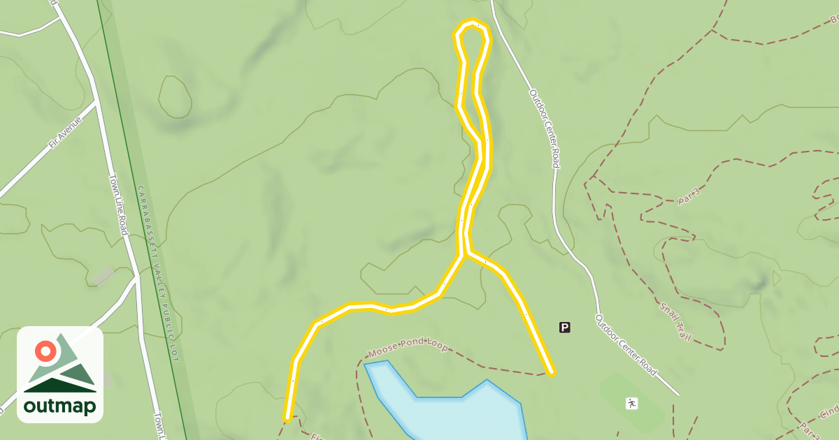 Map of Old Race Trail