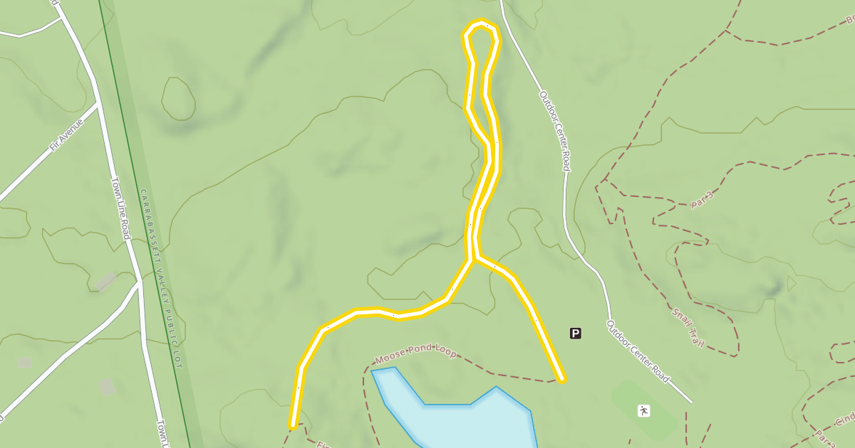 Map preview of Old Race Trail