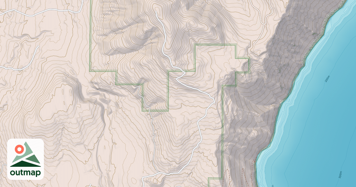 Map of LITTLE BLACKTAIL