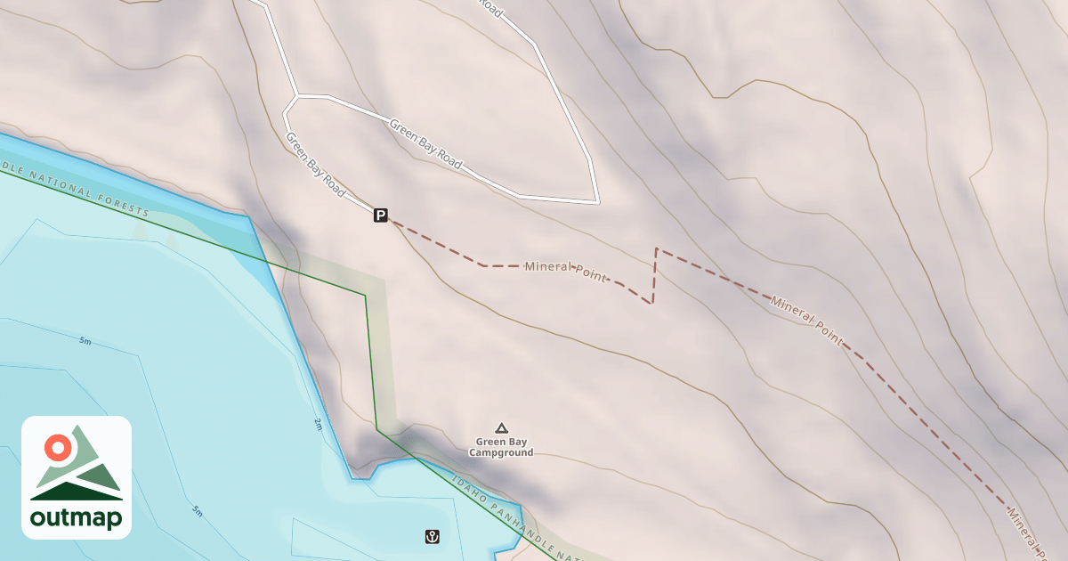 Map of GREEN BAY EAST