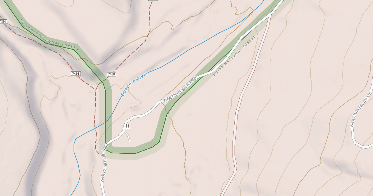 Map preview of QUEENS RIVER