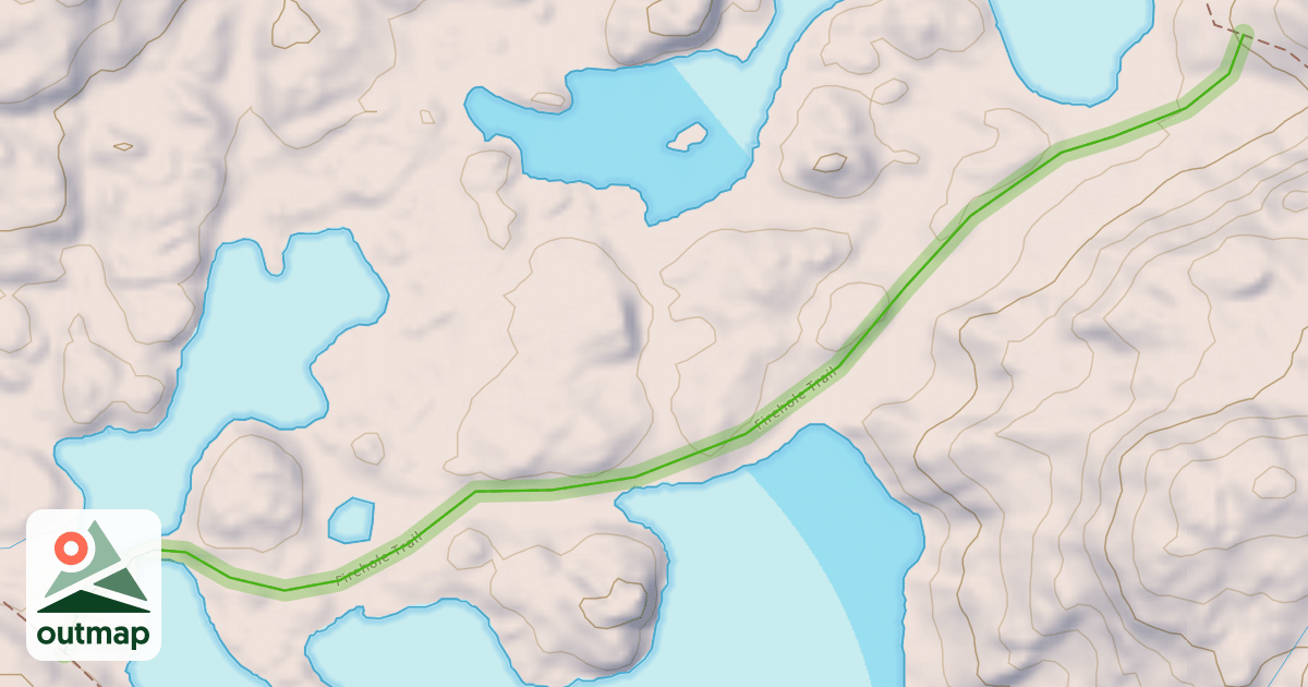Map of Firehole Trail