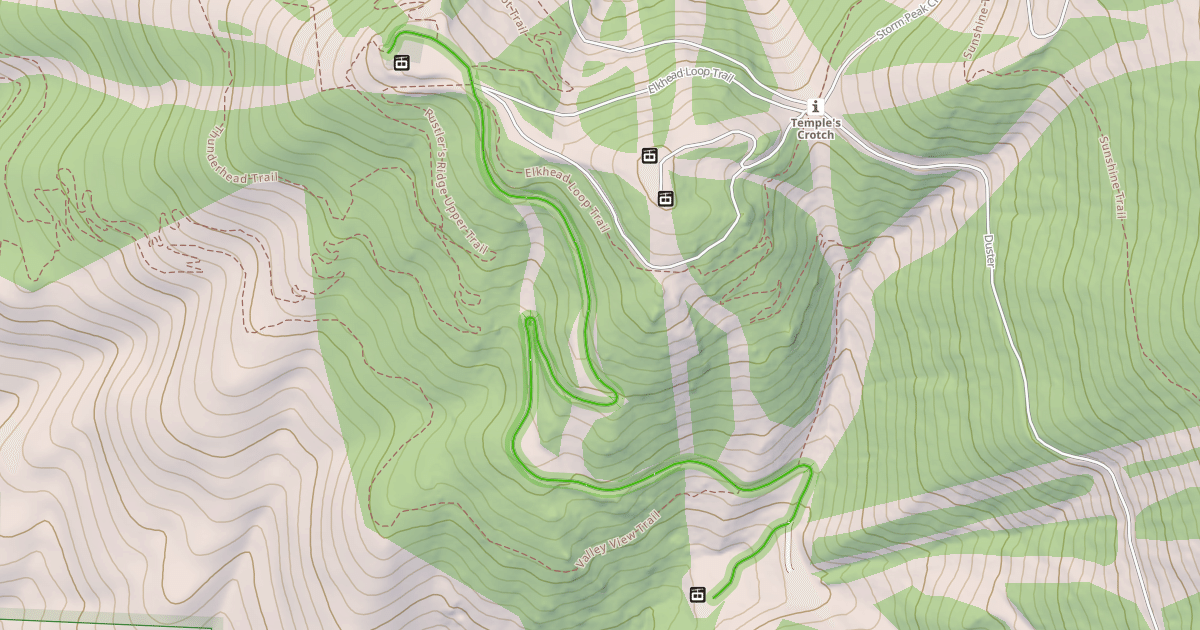 Map preview of Spur Run