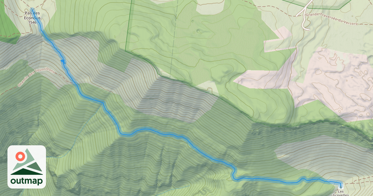 Map of Balcon du Glandasse
