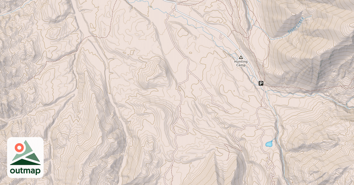 Map of BLIND TRAIL