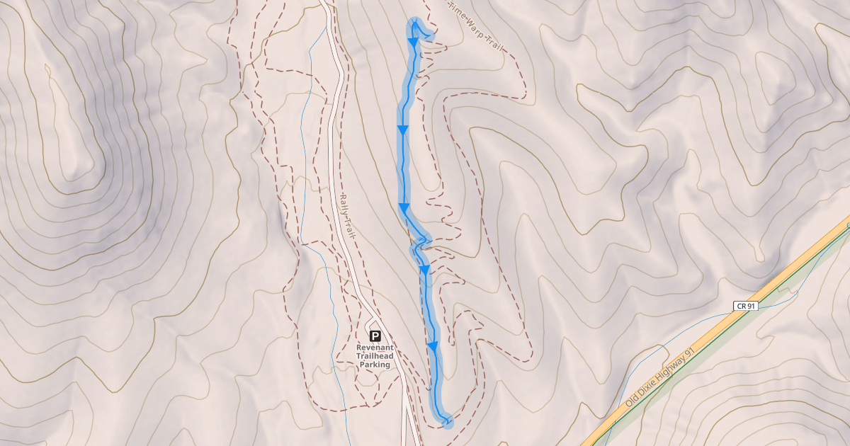 Map preview of Skyline Trail