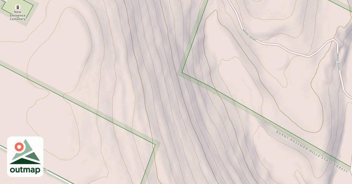 Map of Snowmobile Trail #4