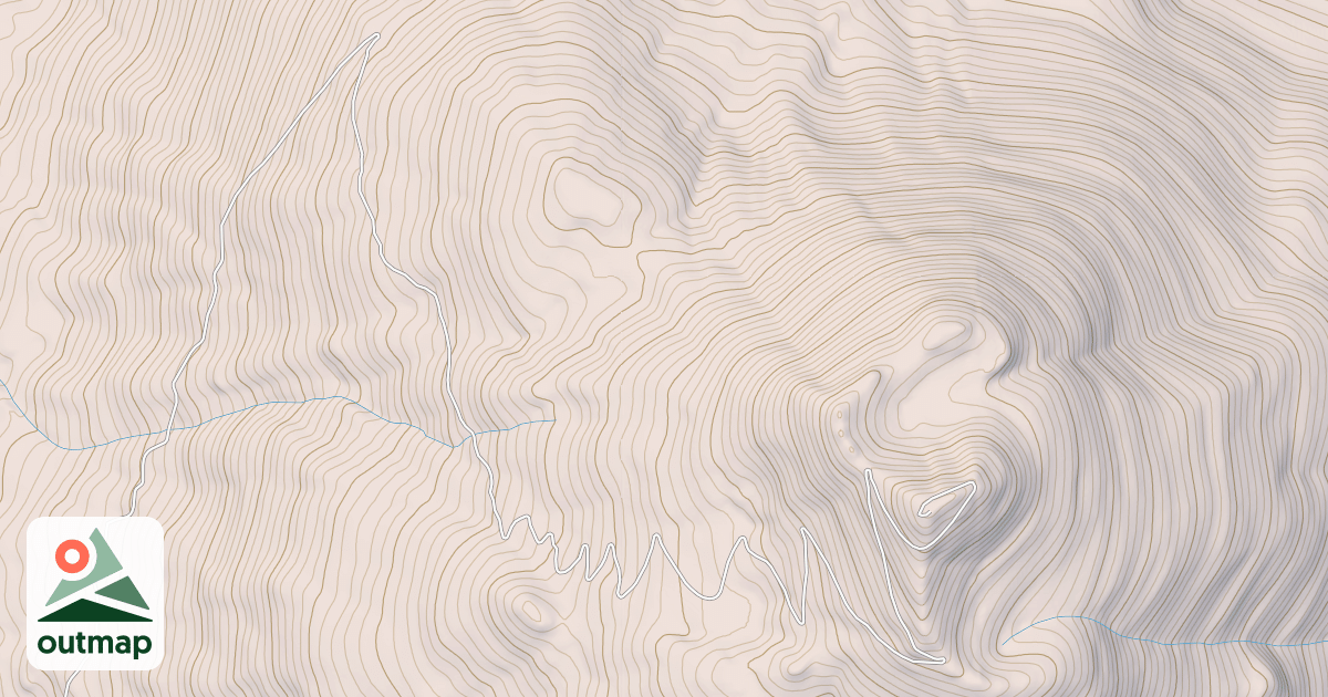 Map of BURNEY MTN LOOKOUT