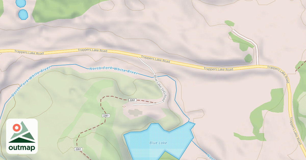 Map of BLUE LAKE S H G