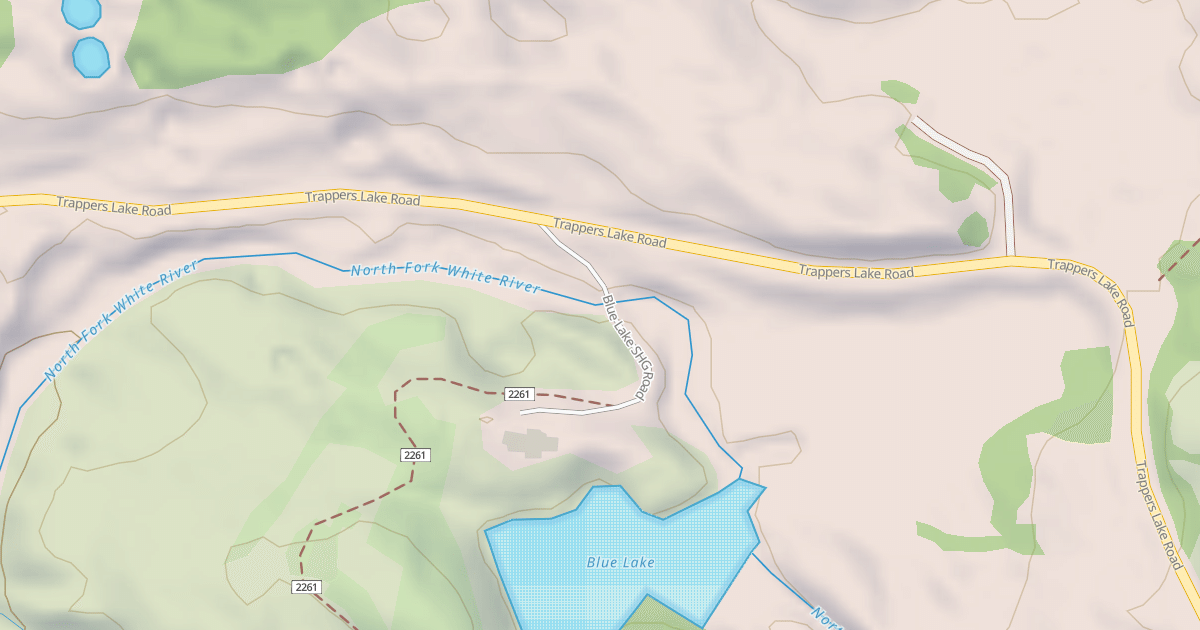 Map preview of BLUE LAKE S H G