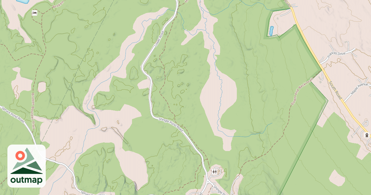 Map of Snowmobile Route