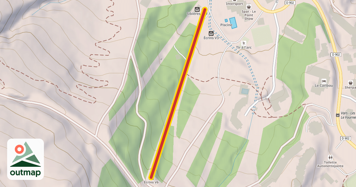 Map of Écrins V6
